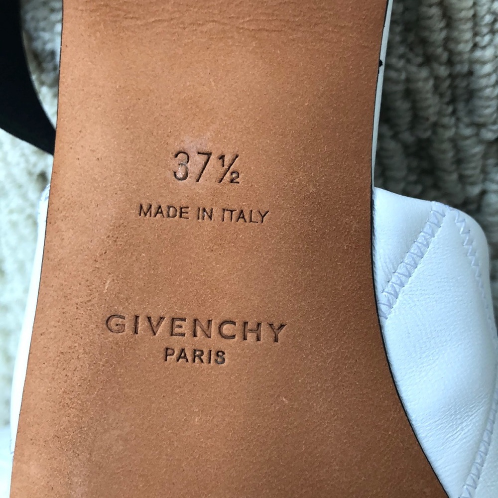 ‼️SOLD‼️Givenchy Logo Slingbacks 7.5 NWT - Picture 4 of 5